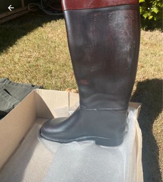 Botas de Hípica Aigle Marrón/Negro