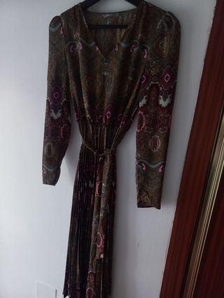 Vestido Only estampado midi