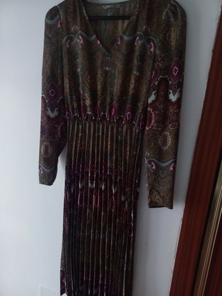 Vestido Only estampado midi