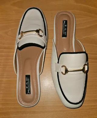 Zapatos Mocasines Beige Talla 39