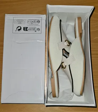 Zapatos Mocasines Beige Talla 39