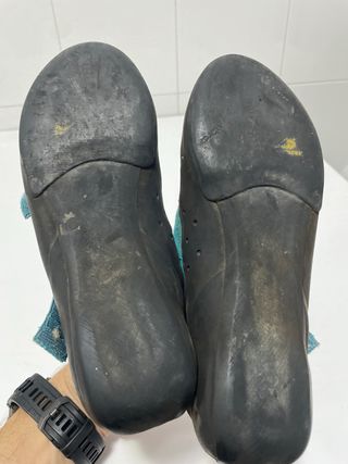 Pies de gato Simond azules y turquesa