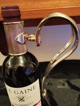 Porta bottiglia brevettato E.P. Zing Cavatappi vin