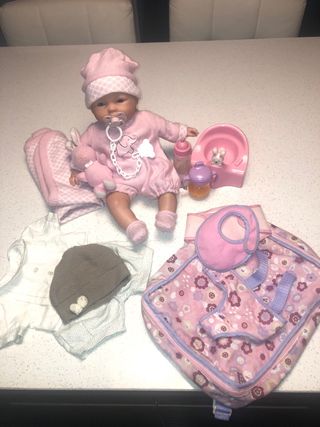 Muñeco Bebé Antonio Juan con Accesorios