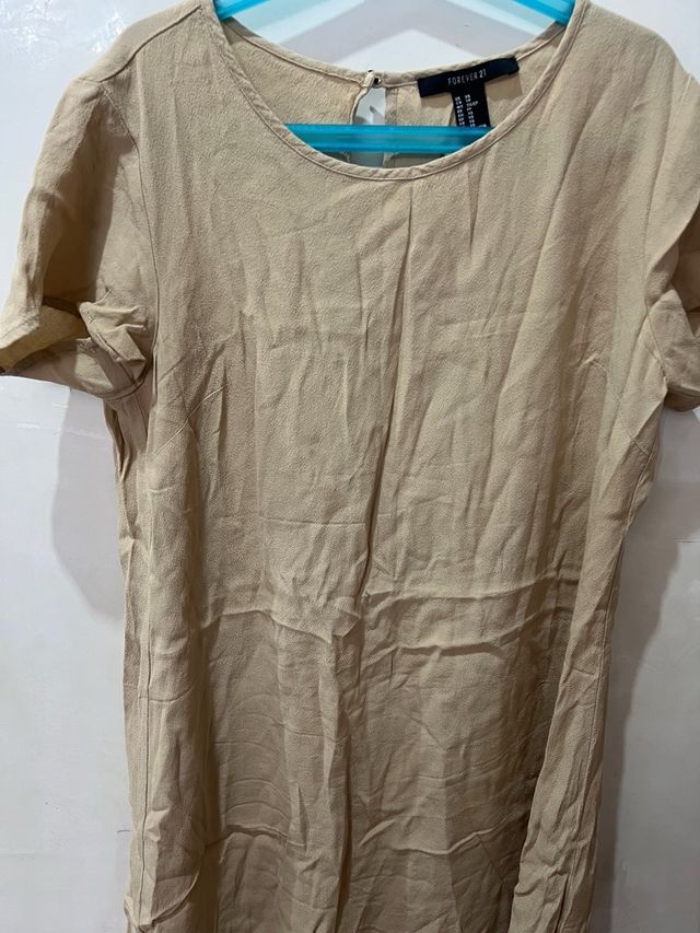 Vestido beige Talla XS