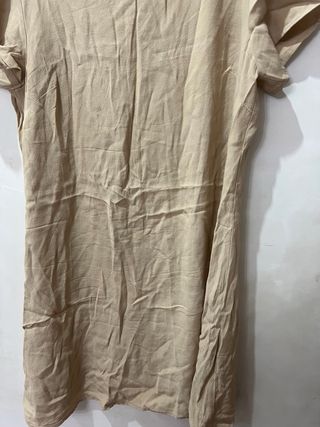Vestido beige  Talla XS