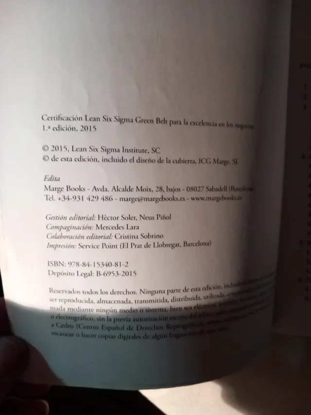 Certificación Lean Six Sigma Green Belt para la...