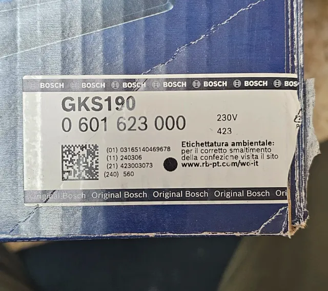 Sierra Circular Bosch GKS 190 1400W