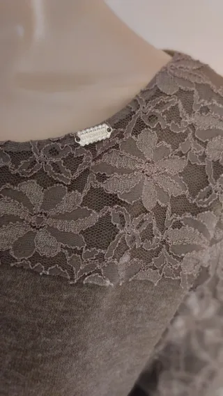 Abito donna pizzo marrone taglia S