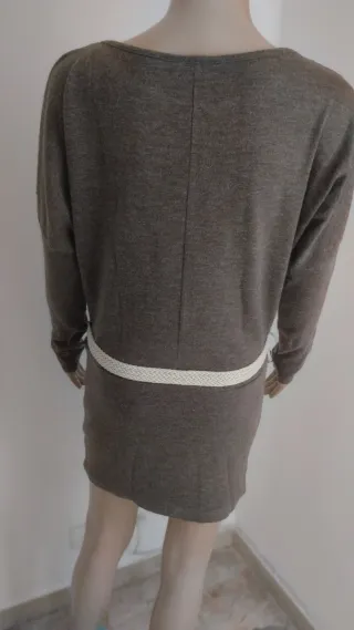 Abito donna pizzo marrone taglia S