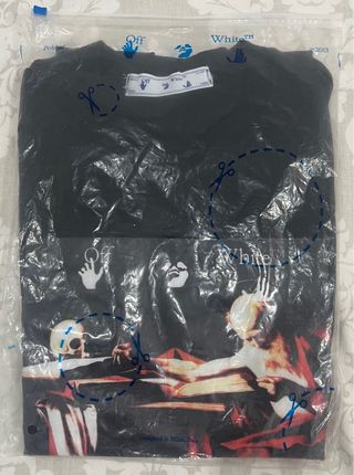 Camiseta Off-White Negra Talla M