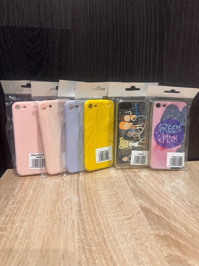 Lote fundas iPhone 7/8/SE y iPhone 7 — nuevas