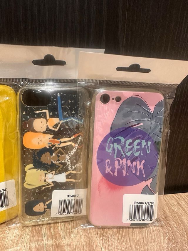 Lote fundas iPhone 7/8/SE y iPhone 7 — nuevas