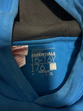 Sudadera Adidas 15-16Y Azul