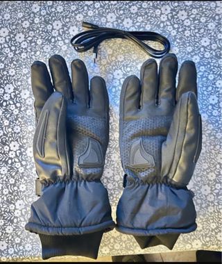 Guantes de moto calefactables negros