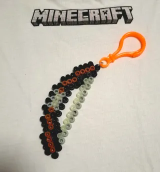 Llavero Minecraft de Fuse Beads