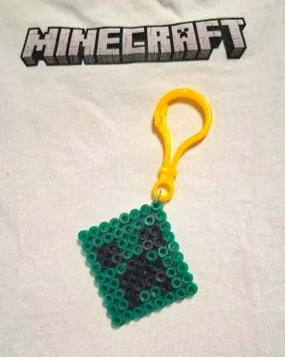 Llavero Minecraft de Fuse Beads