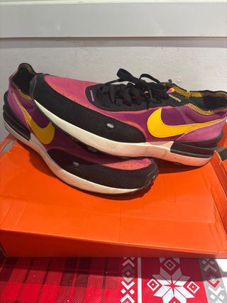 Nike Bambas Rosa y Amarillo