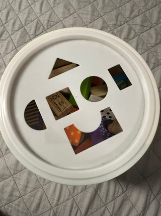 Mattoncini in legno per costruire