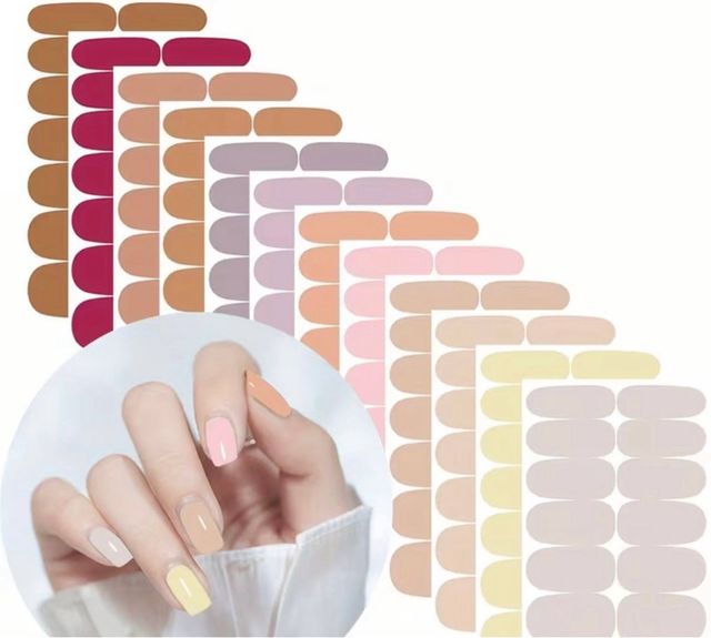 Set de Uñas JKNART Semi Cured Gel Rojo