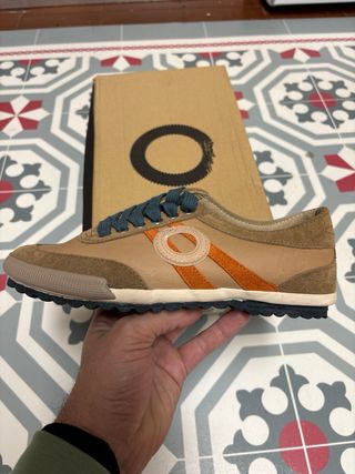Zapatillas Aro Ido Marrones y Naranjas
