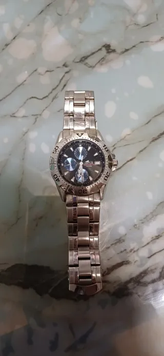 Reloj Lotus Cronógrafo Plata Negro