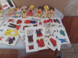 lote recortable muñecas traqueados , fabricado por