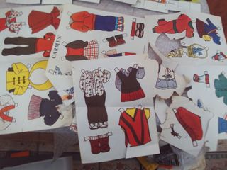 lote recortable muñecas traqueados , fabricado por