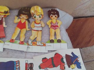 lote recortable muñecas traqueados , fabricado por