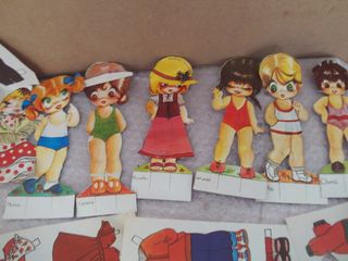 lote recortable muñecas traqueados , fabricado por