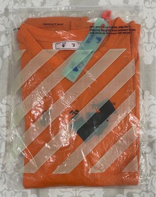 Camiseta Off-White Naranja