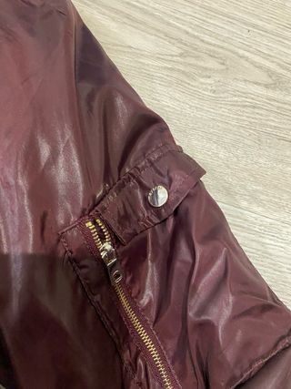 Cazadora Mayoral Morada con Cuello Peludo