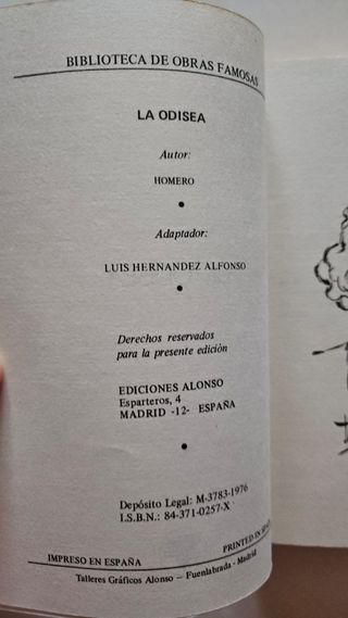 La Odisea de Homero