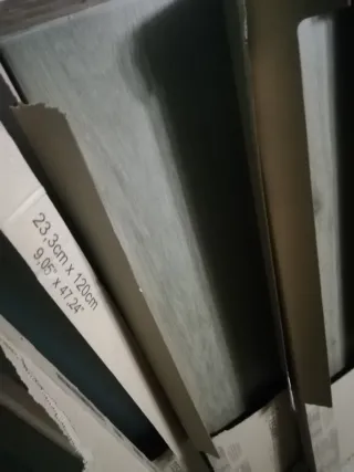 Baldosa estilo madera 120x23cm tengo 7 cajas nueva