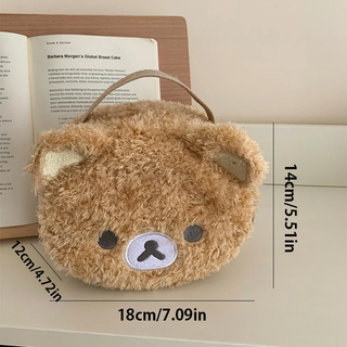 Neceser peluche oso Rilakkuma marrón
