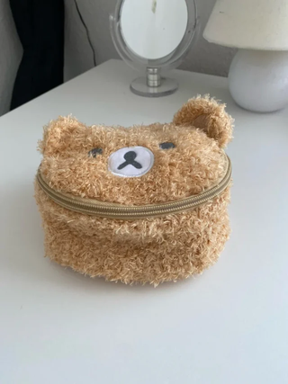 Neceser peluche oso Rilakkuma marrón