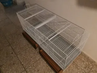 Jaula grande pájaros 100x41x37.