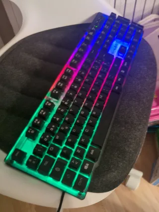 Teclado Gamer G-Lab RGB