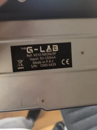 Teclado Gamer G-Lab RGB