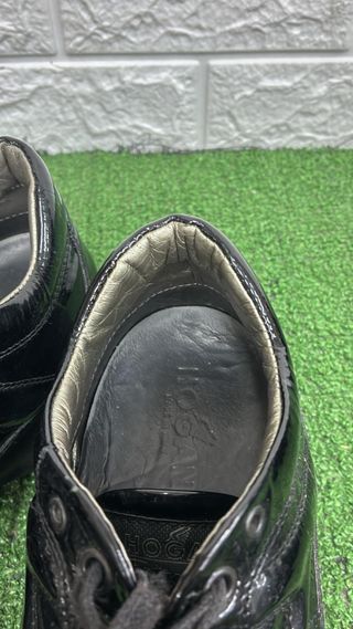 Hogan Scarpe Sneakers Uomo Nero Vernice