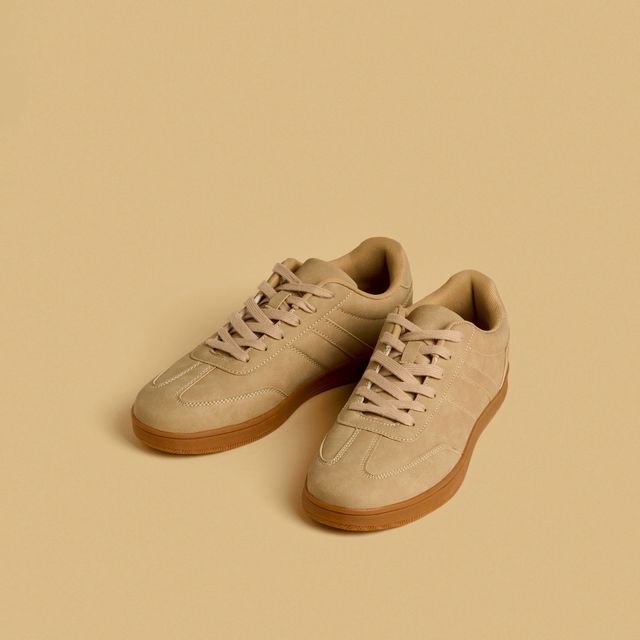 Zapatillas deportivas para hombre de color beige