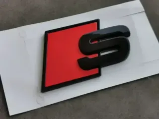 Logo Emblema Audi Sline Pegatina Maletero A3 A4 A5