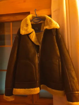 Abrigo de hombre marrón y beige,  nuevo sin usar