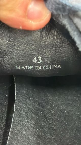 Scarpe Moschino Uomo Blu/Marrone Pelle Scamosciata