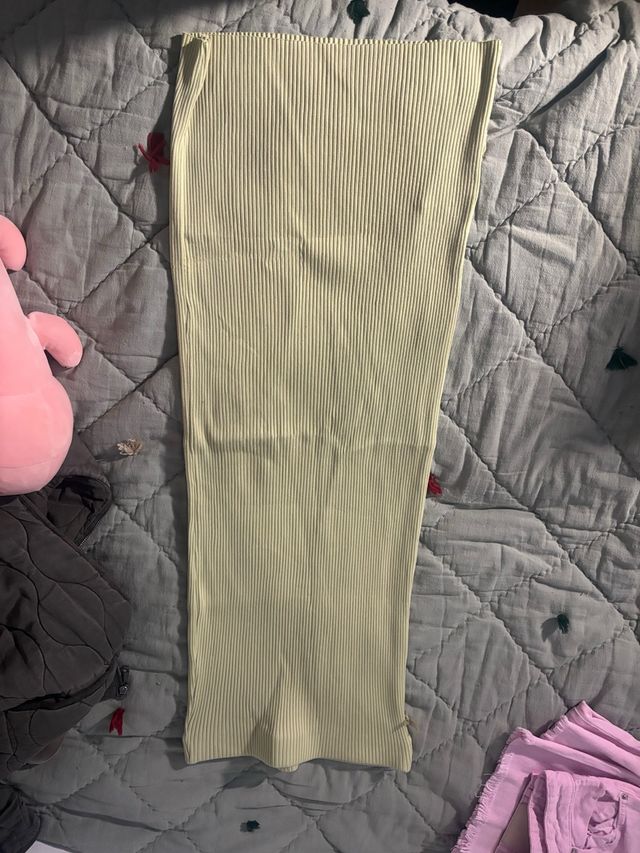 Falda tubo verde pistacho Talla L