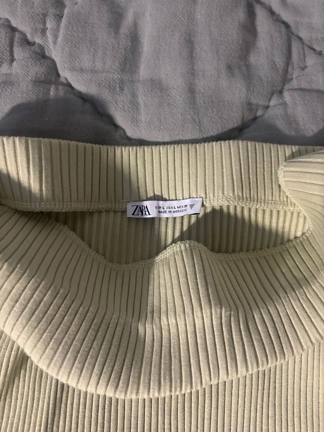 Falda tubo verde pistacho Talla L