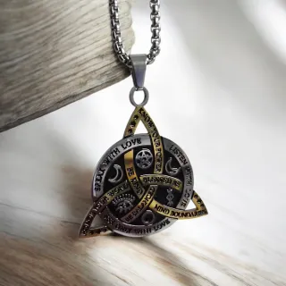 Collar Amuleto nudo celta