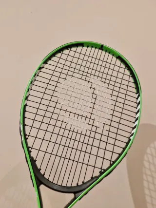 Raqueta de tenis infantil verde