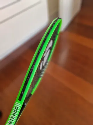 Raqueta de tenis infantil verde