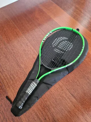 Raqueta de tenis infantil verde